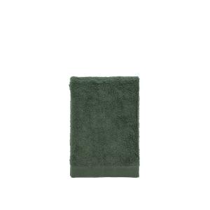 Serviette en coton bio vert sapin 50x100 cm