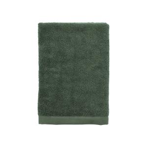 Serviette en coton bio vert sapin 70x140 cm