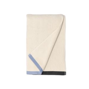 Serviette en coton bleu ciel