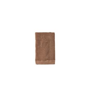 Serviette en coton ocre brun 50x100 cm