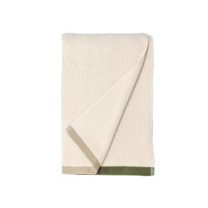 Serviette en coton olive