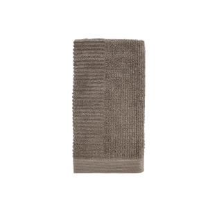 Serviette en coton taupe 50x100 cm