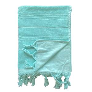 Serviette Hammam" éponge Aqua 90x160cm 330g/m²"