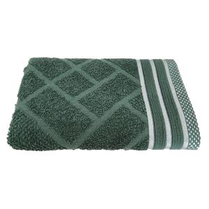 Serviette jacquard verte 30 x 50 cm