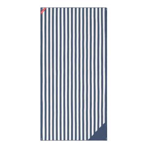 Serviette plage grande microfibre bleue