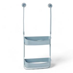 Serviteur de douche 2 niveaux  32x73cm Bleu