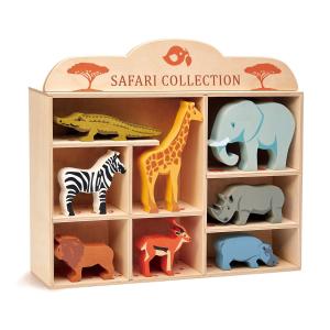 Set animaux en bois Safari