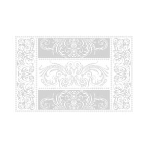 Set antitache pur coton bio blanc 54X39 cm