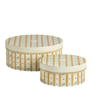 Set de 2 boîtes de rangement Fleur d'Oranger