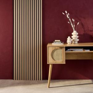 Set de 2 panneaux muraux acoustiques décoratifs chêne