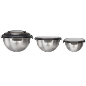 Set de 3 bols inox 20/24/28cm