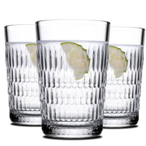 Set de 3 verres à eau en verre rain 35cl