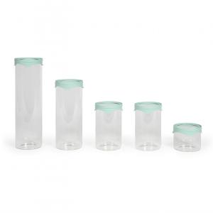 Set de 5 bocaux de conservation Transparent