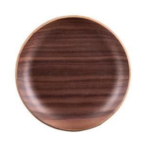 Set de 6 dessous de verre bois brun 12 cm marrons