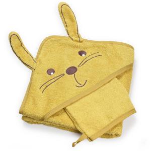 Set de bain bébé  Moutarde Éponge