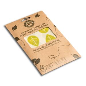 Set de feuilles emballage alimentaire vegan