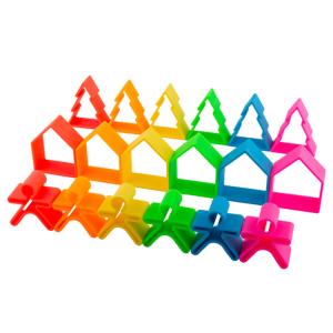 Set de jeux 18 pièces en silicone Néon