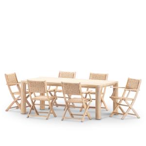 Set de repas jardin 6 places