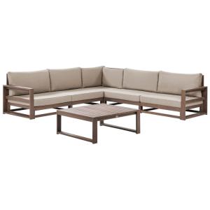 Set de salon 5 personnes en bois d'acacia certifié fsc® mar…