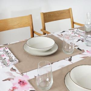 Set de table 100% lin marron (x2)