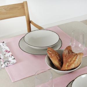 Set de table 100% lin rose (x2)