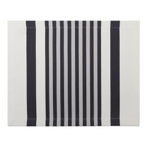 Set de table coton Noir 41x52 cm