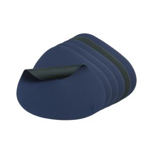 Set de table curve réversible - 6 pièces - bleu nuit et ant…