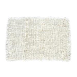 Set de table en coton crème lot de 4