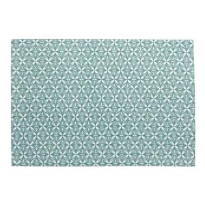 Set de table  en coton paon 33 x 48 cm