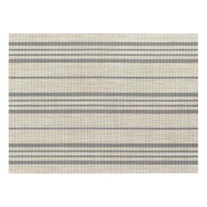 Set de table  en polyester naturel/gris 33 x 45 cm
