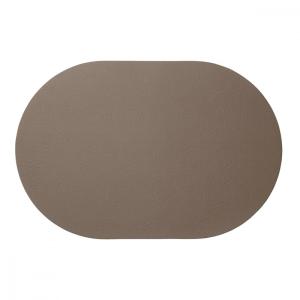 Set de table ovale marron 49x33cm