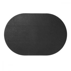 Set de table ovale noir 49x33cm