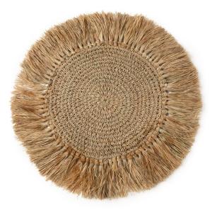 Set de table Raphia et Sisal et Palmier Marron 45x45x1cm
