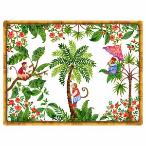 Set de table rectangulaire (40 x 30 cm) lot de 6 - Singes d…