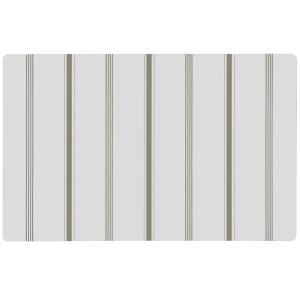 Set de table rectangulaire vert et blanc à rayures 43.5x28c…