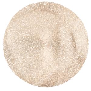 Set de table rond doré D38