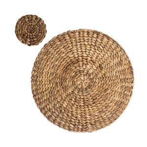 Set de table rond en fibres naturelles 38 cm