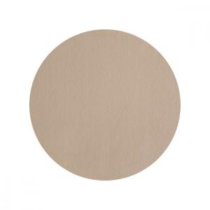 Set de table rond en plastique beige