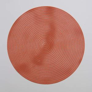 Set de table rond orange D38