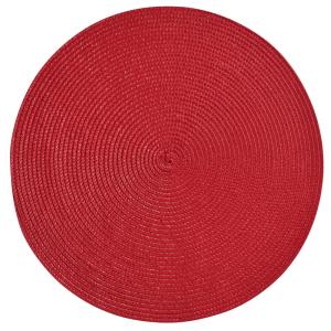Set de table rond rouge D38