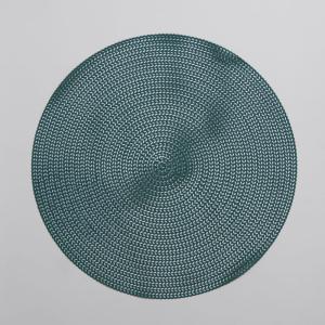 Set de table rond vert canard D38