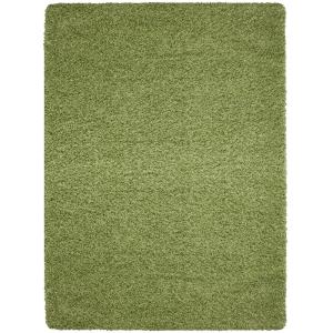 SHAGGY - Tapis Uni à poils longs - Vert 120 x 170 cm