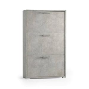 Shoji en bois gris ciment 67x28x112h cm
