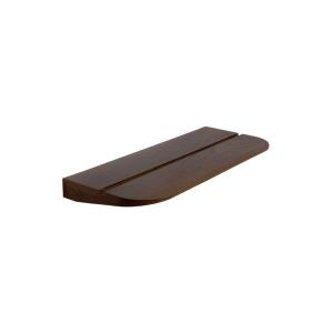 Sillon petit modèle - Étagères en chêne teinté noyer (made…