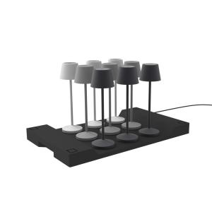 Socle de chargement 9 lampes Plastique Noir 51CM