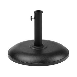 Socle de parasol noir rond 21 kg