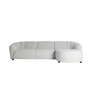 Sofa en polyester blanc marbré en 280x160x71 cm