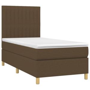 Sommier avec matelas bois brun 203  X  100  X  118 cm