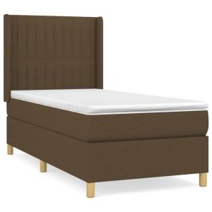 Sommier avec matelas bois brun 203  X  103  X  118 cm