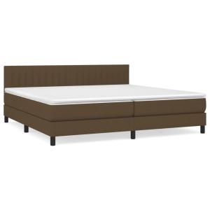 Sommier avec matelas bois brun 203  X  200  X  78 cm